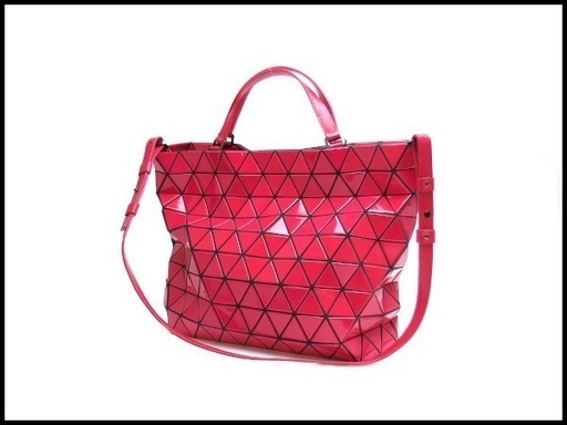 良品 BAOBAO 2WAY トートバッグ 赤系 ショルダー バオバオ