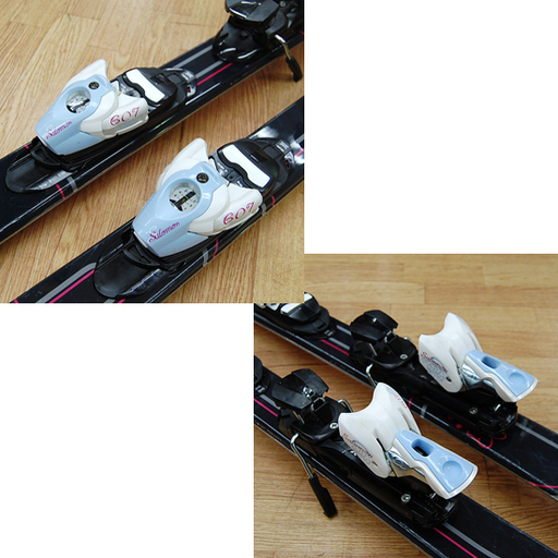 ミッドスキー3点セット 141cm Salomon Le Ciel 141　Salomon 607　Kissmark TEQUILA-