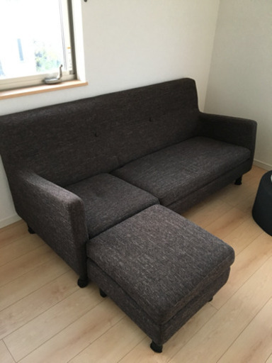 フランフラン 3人掛けカウチソファ