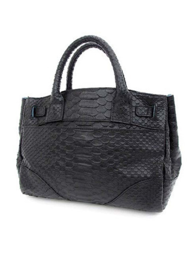 美品 ADMJ パイソン型押し 2way ショルダーバッグ