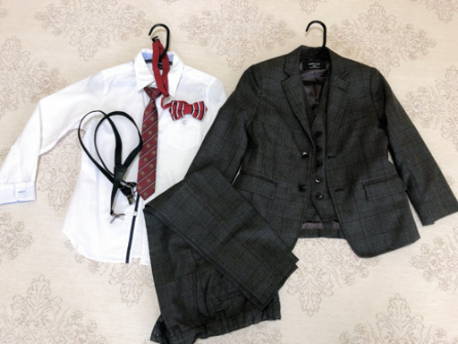 入学式　卒園式　男の子　コムサイズム　スーツ　6点セット　120cm