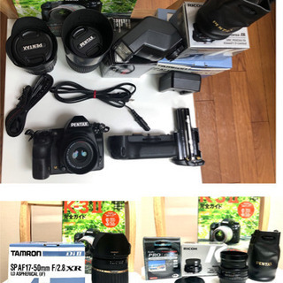 Pentax k3II fa43/1.9 17-50/2.8 da50-300 の画像
