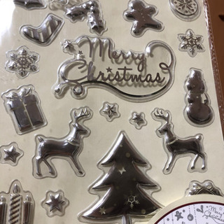 新品　　クリスマス　　ぷっくりシールの画像