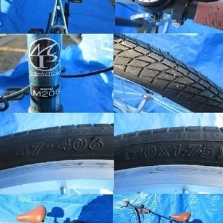 折りたたみ自転車 シマノ6段変速  20インチ  M208 MYPALLAS マイパラスの画像