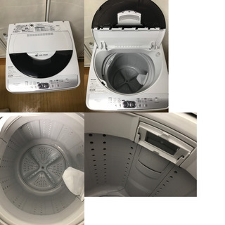 Ｃ３１２洗濯機/SHARP/ES-F45NC-W/2013年製/動作品/4.5kg/良品/単身サイズ/格安の画像