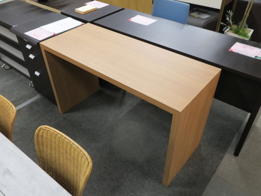 売り切れました1-1【お新古市場】 軽トラック2時間貸出し無料！！【新古品】 【展示品】  W1225  パソコンデスク ・ワークデスク ナチュラル