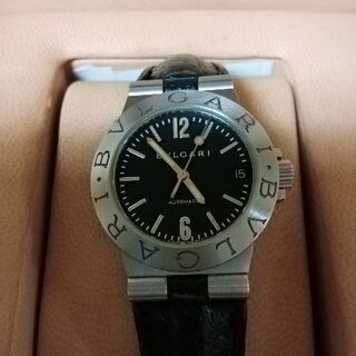 美品38万。正確作動。BVLGARI　ディアゴノ　自動巻きオートマチック　腕時計