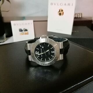 美品38万。正確作動。BVLGARI　ディアゴノ　自動巻きオートマチック　腕時計