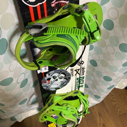 スノーボード　板ビンディングセット