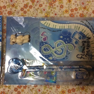 文具セット ピアノ 音符柄 