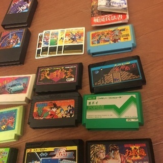 ゲームカセット色々の画像