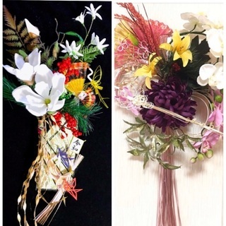 足立区綾瀬✨年間飾れる和風アレンジは、華麗なマグノリア✴︎プリザーブドフラワー✴︎北千住松戸柏文京区荒川区墨田区南千住 の画像