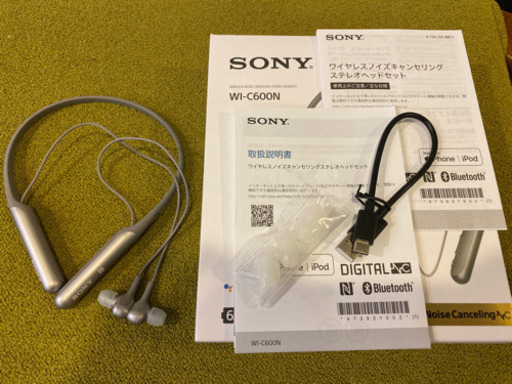 SONY WI-C600N ワイヤレスノイズキャンセリングステレオヘッドセット