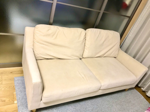 2.5人掛けゆったりサイズソファー（ベージュ）