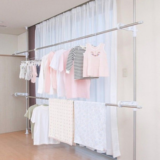  セキスイ 室内物干し つっぱり棒の画像