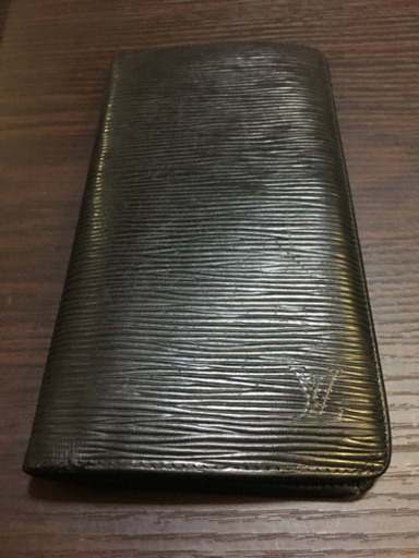 ■【美品】ベタ＆ハガレ無し★ヴィトン・ブラザ　黒エピ　小銭入れ付き長財布 ポルトフォイユ・ブラザ