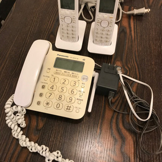 電話機　子機二台付