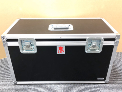 ◆ARMOR アルモア トランクタイプ ハードケース 収納袋付き 程度良 FRP ケーブル/エフェクター/マイク/小型機材◆