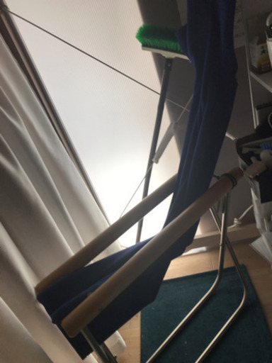美品 NychairX（ニーチェアエックス）青色 非ロッキング オットマンなし 