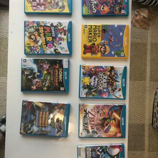  【値下】Wii Uセットソフト１７本付きです。