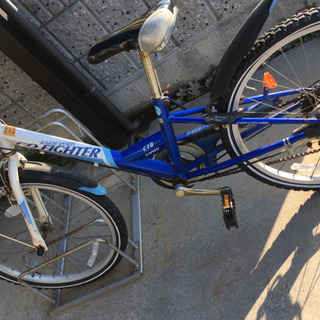 🚲子供自転車22インチ、ブルー色