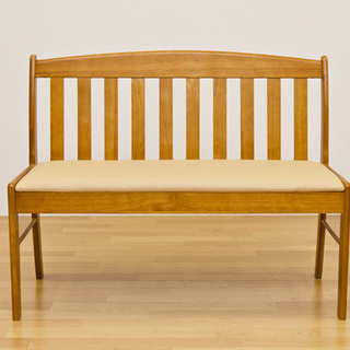 コローナ ダイニングベンチチェア（背あり）《未使用新品》