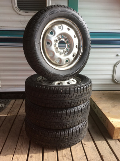 ★★スタッドレス  155/65-13中古ホイール付4本セット★★松本市より