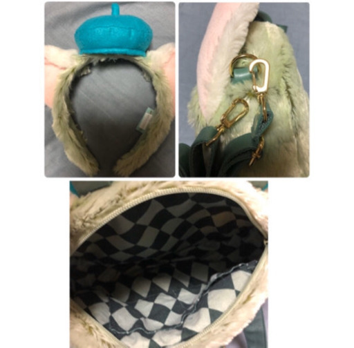 正規品　ディズニー　ジェラトーニ  3way フェイスバックとカチューシャ