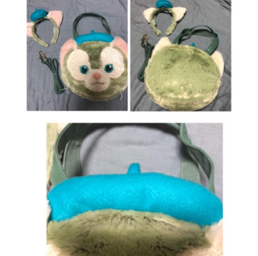 正規品　ディズニー　ジェラトーニ  3way フェイスバックとカチューシャ