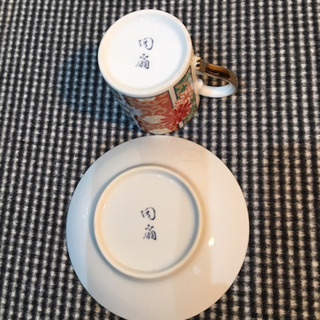 田扇 有田焼✩.*˚マグカップ、大皿セットの画像
