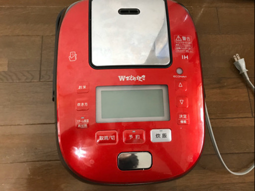 Wおどり炊き　Panasonicスチーム＆可変圧力IHジャー炊飯器