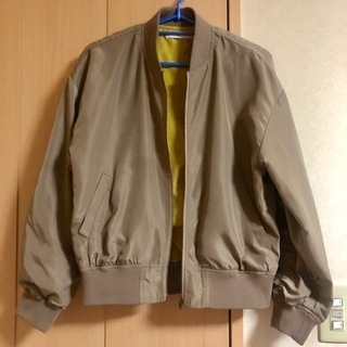 くすみカーキ☆カジュアルスカジャン