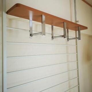 壁面つっぱりハンガー（幅95cm）の画像