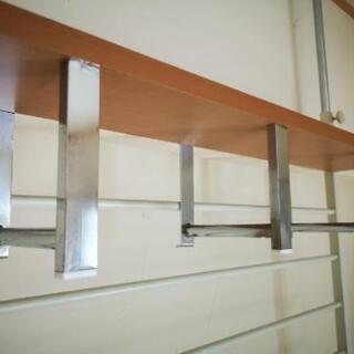 壁面つっぱりハンガー（幅95cm）の画像