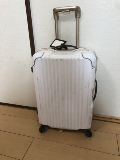 マットホワイト　スーツケース