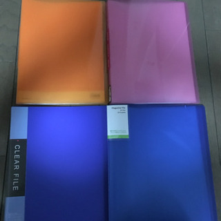 Ａ４ クリアファイル 4点セットの画像