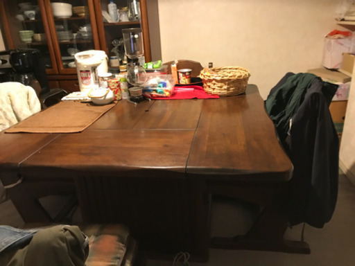 カリモク和風調ダイニングテーブル
