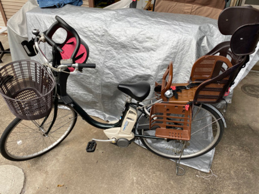 YAMAHA PAS ヤマハ パス 電動自転車 子供用チャイルドシート 前後付き