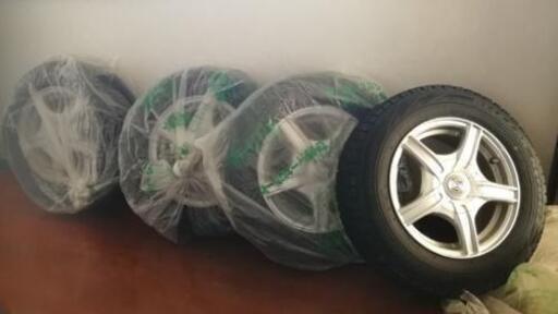 アルミホイルとスタッドレスタイヤ175/70R14
