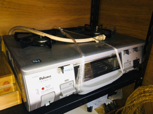 都市ガス　パロマガスコンロ　IC-800F-L   左強火力コンロ