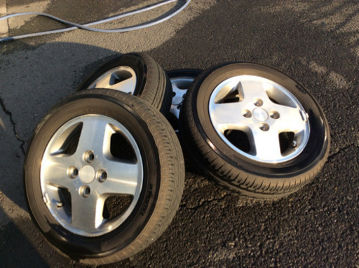 13インチ タイヤアルミセット 五分山 2018年タイヤ！