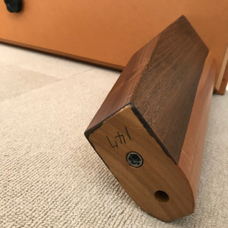 国産 大型長方形 135×85cm 皮付ウォールナットこたつテーブル の画像