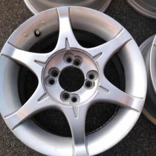 UNIVERSE  14インチアルミホイールの4本セット　掲載21日迄。の画像