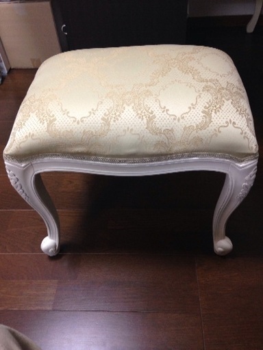 新品 猫足 姫系  椅子 スツール  玄関 リビング ダイニングチェア