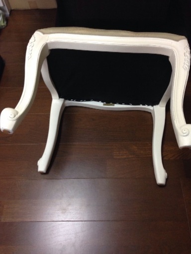 新品 猫足 姫系  椅子 スツール  玄関 リビング ダイニングチェア