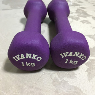 あげます 鉄アレイ 1kg 2個