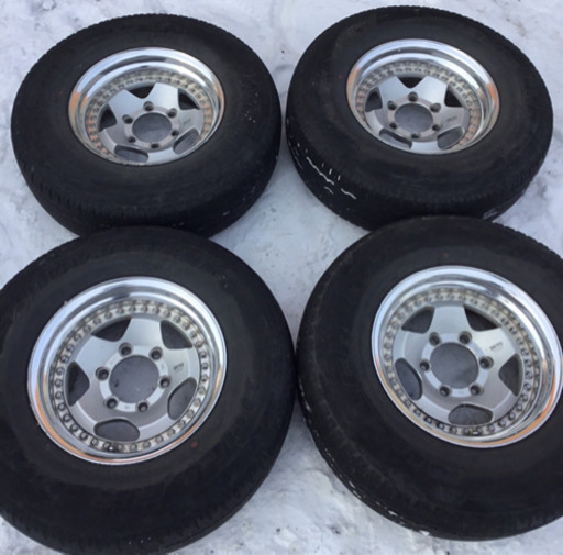 格安 社外 15インチ アルミホイール 4本セット