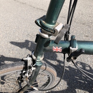 BRONPTON プロンプトン　折りたたみ自転車　モスグリーンの画像
