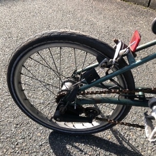 BRONPTON プロンプトン　折りたたみ自転車　モスグリーンの画像