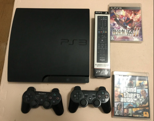 PS3 プレステ3 リモコン、ソフト付
